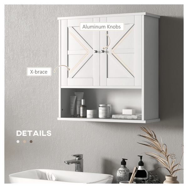 Bathroom Cabinet/Wall Cabinet-White T575-S0671382161