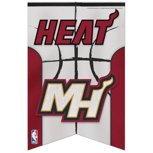 Miami Heat Banner 17x26 Pennant Style Premium Felt Z157-3208517155