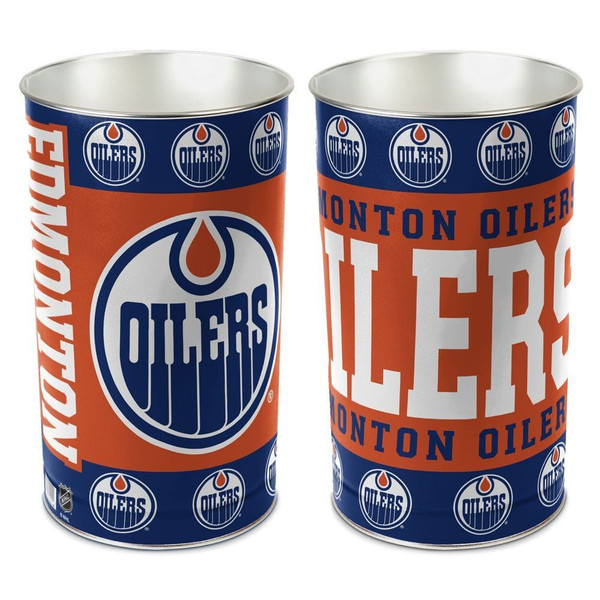 Edmonton Oilers Wastebasket 15 Inch - Special Order Z157-1094380096