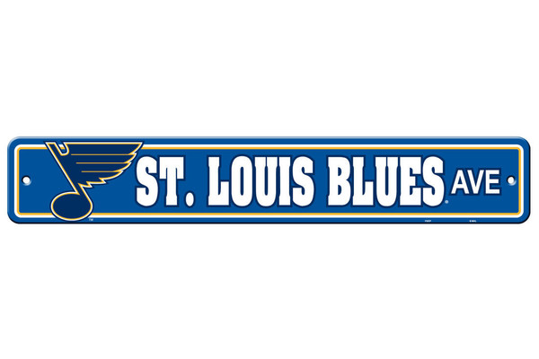 St. Louis Blues Sign 4x24 Plastic Street Style CO Z157-2324580317