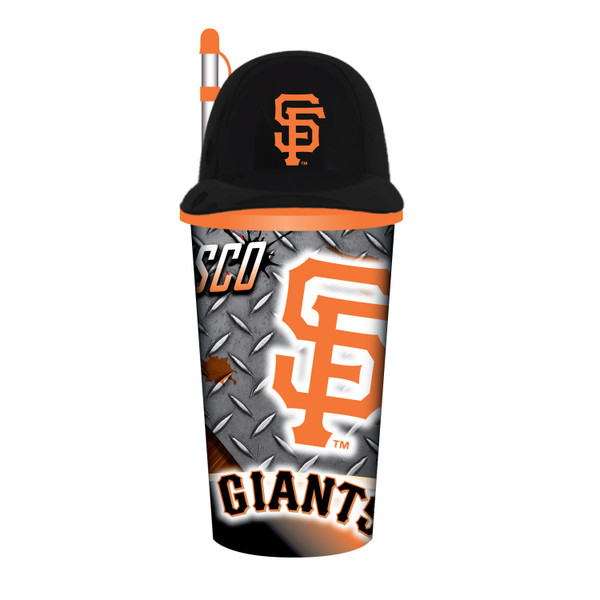 San Francisco Giants Helmet Cup 32oz Plastic with Straw Z157-9468813707