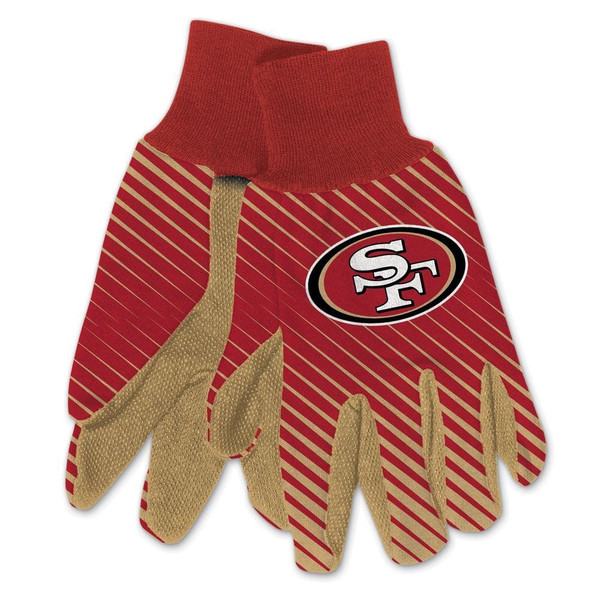 San Francisco 49ers Gloves Two Tone Style Adult Size Z157-9960690678