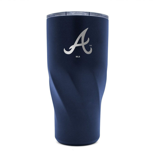 Atlanta Braves Tumbler 30oz Morgan Stainless Z157-9416649388