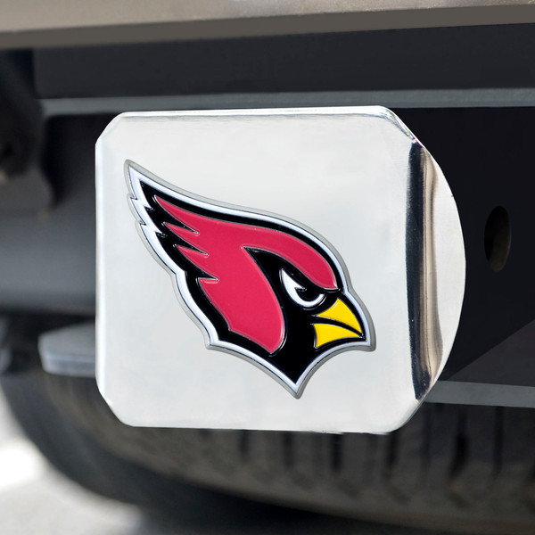 Arizona Cardinals Hitch Cover Color Emblem on Chrome Z157-4228112528