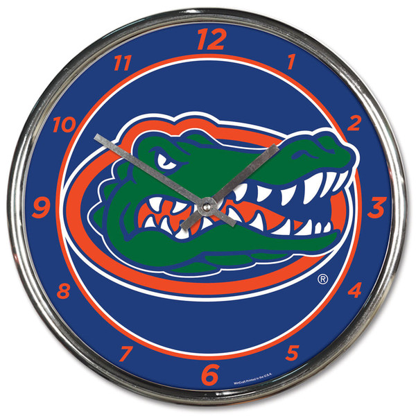 Florida Gators Round Chrome Wall Clock Z157-1094327967
