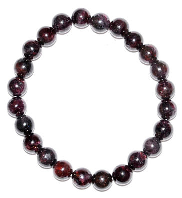 6-8mm Garnet bracelet H558-JB810GA