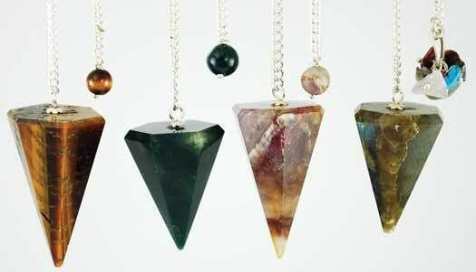 Assorted Faceted 6 side pendulum H558-GP6VAR