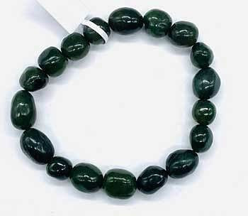 Jade, Nephrite nugget bracelet H558-JBG557