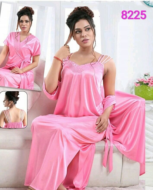 Double Piece Night Gown 8225 H848-STF8225