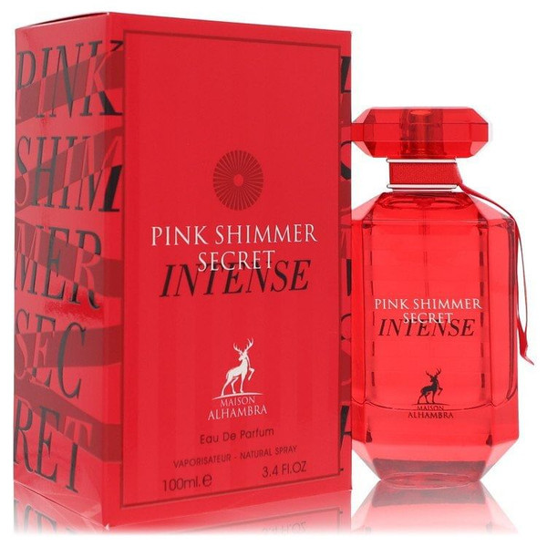 Maison Alhambra Pink Shimmer Secret Intense by Maison Alhambra Eau De Parfum Spray 3.4 oz (Women) V728-565407