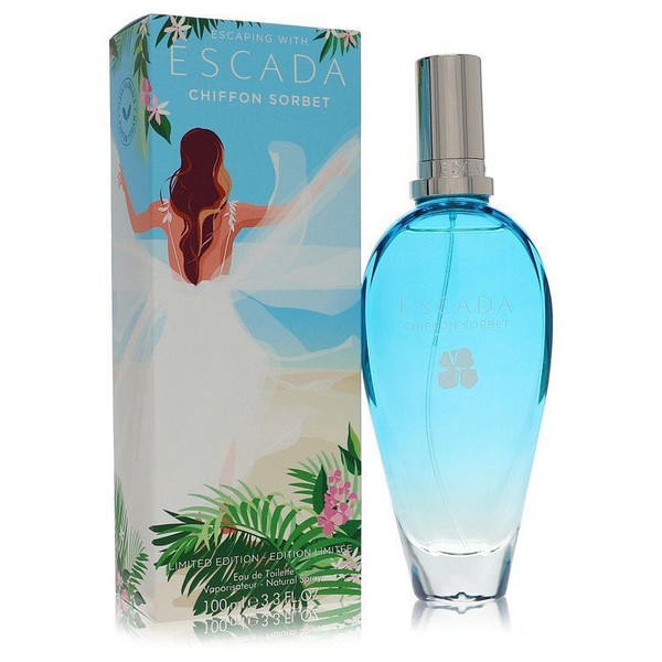 Chiffon Sorbet by Escada Eau De Toilette Spray 3.3 oz (Women) V728-566068