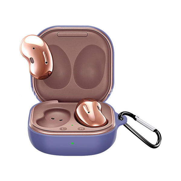 Silicone Earphone Protective Case Wireless Bluetooth Headset Anti-fall Cover With Buckle Compatible K484-PEL_0LWJNUWN