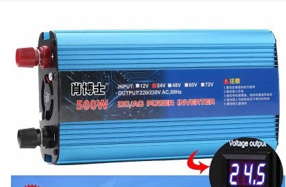 Model: 500W24V - Vehicle inverter 12V24V48V to 220V500W1200W2200W home power converter Q119-CJXFLPJY00019-500W24V