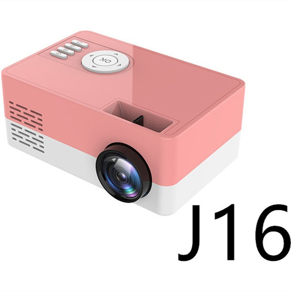 Color: PinkJ16, Model: Us - ED Projector 1080P video projector Q119-CJXFJTTY00062-PinkJ16-Us