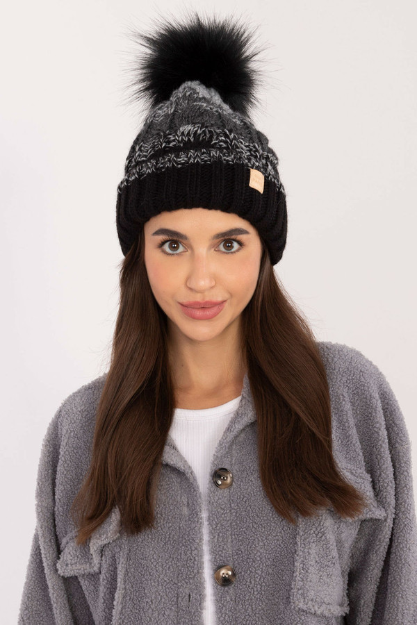black - Cap model 201413 Rue Paris U704-201413