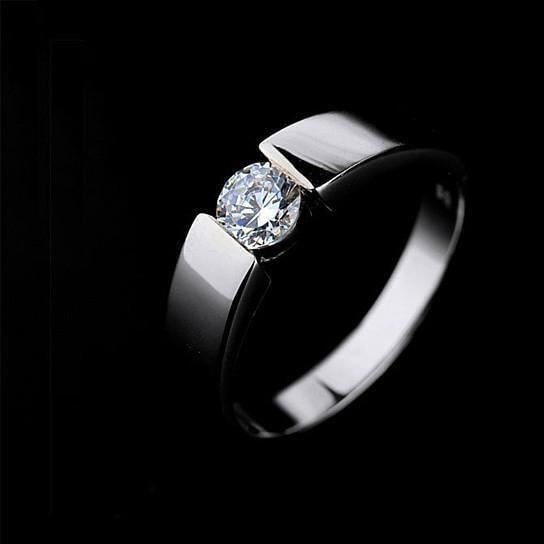 Ring Style: Gold,Ring Size: 7 - Only You Solo Solitaire Ring K290-33698968080