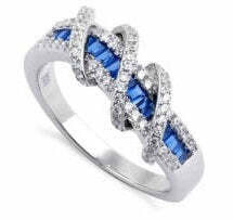 Color: ROYAL BLUE,Size: 8 - Prosper Rings In Various Colors And Combinations K290-47681768816913