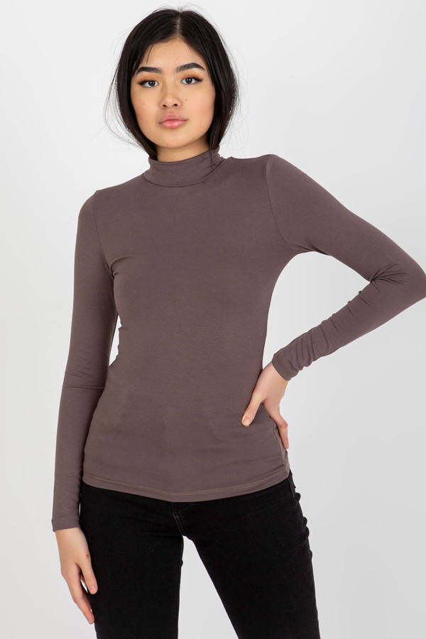 brown - Turtleneck model 175407 Rue Paris U704-175407