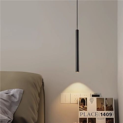 Modern Minimalist Style Home Light Wholesale Black Strip Shape Bedside Lamp A392-flig0077