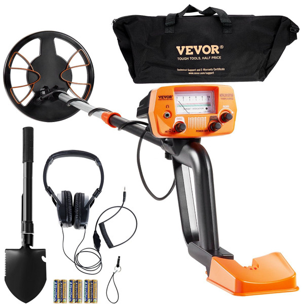 Metal Detector for Adults & Kids, 8 Inch Waterproof Search Coil with High Accuracy Pointer Display, E415-ZZSJSTCQY82109C07V0