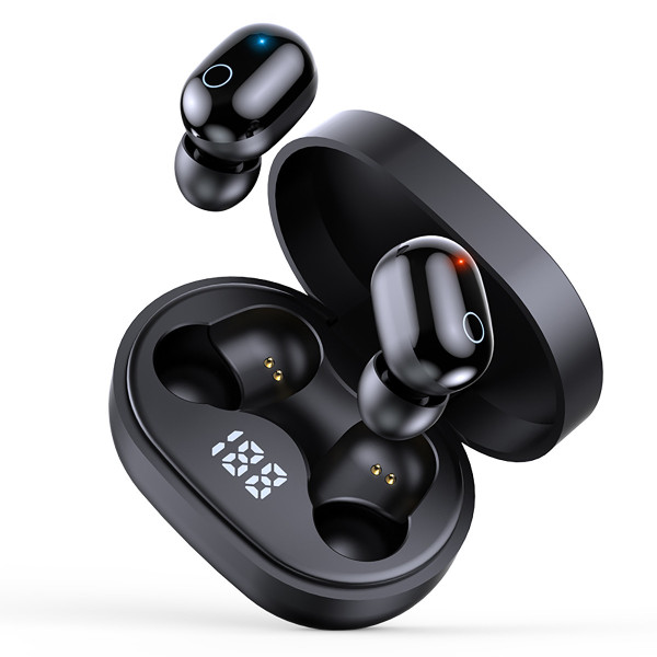 T21 Smart Digital Display Bluetooth Headset Wireless Sports Mini Headset Stereo In-ear Q119-CJEJ1194950