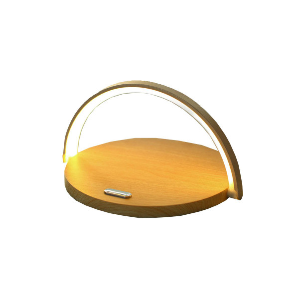 Color: RISING MOON - Moonlit Soft Glow LED Light, Wireless Phone Charger And Stand K290-39268326080598