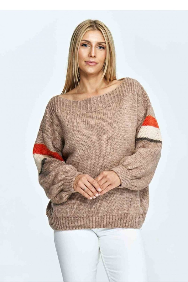 brown - Jumper model 172048 Figl U704-172048
