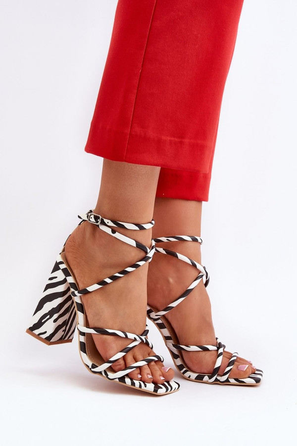 white - Heel sandals model 193939 Step in style U704-193939