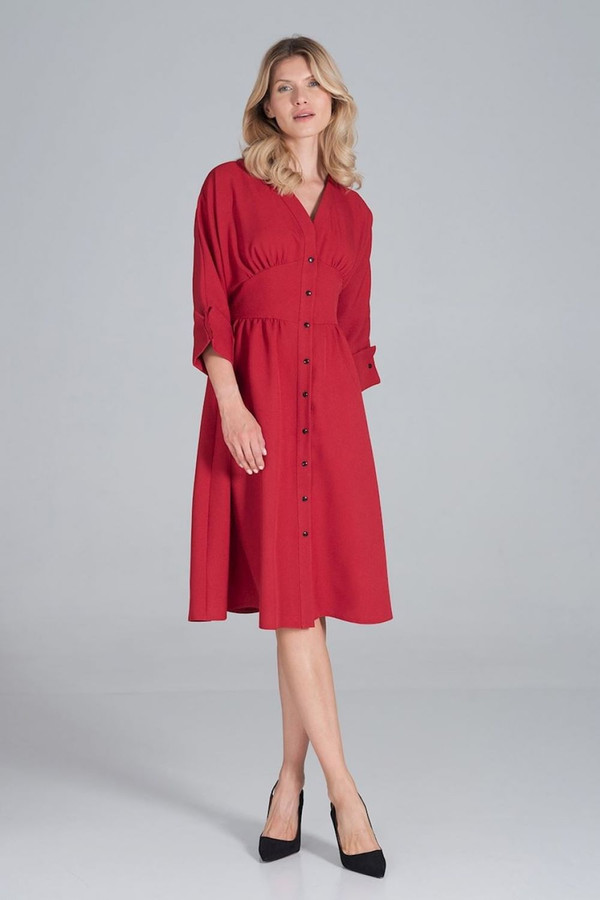 red - Daydress model 162386 Figl U704-162386