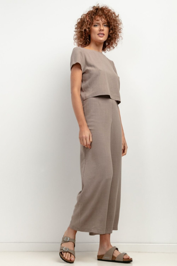 brown - Women trousers model 198547 Tessita U704-198547