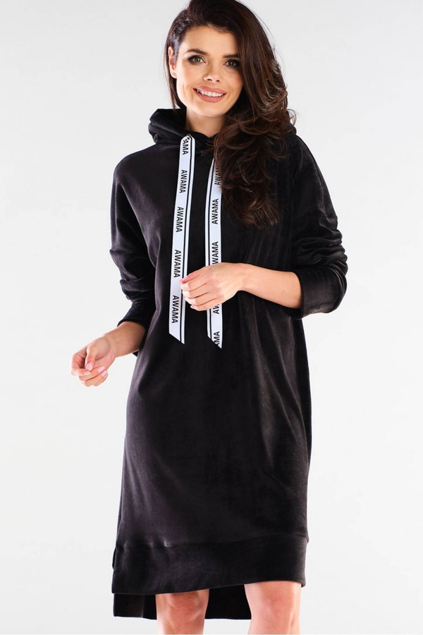 black - Daydress model 154803 awama U704-154803