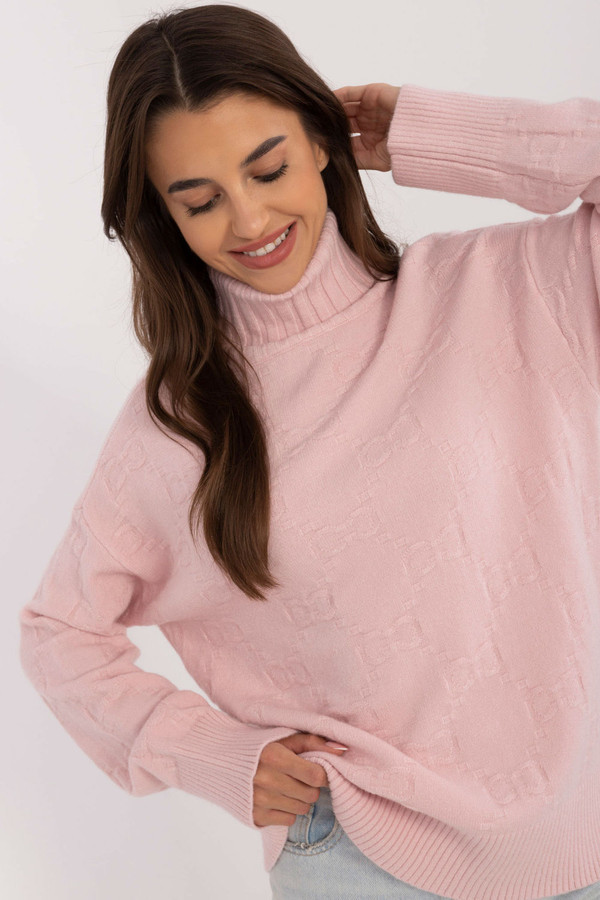 pink - Turtleneck model 199633 AT U704-199633