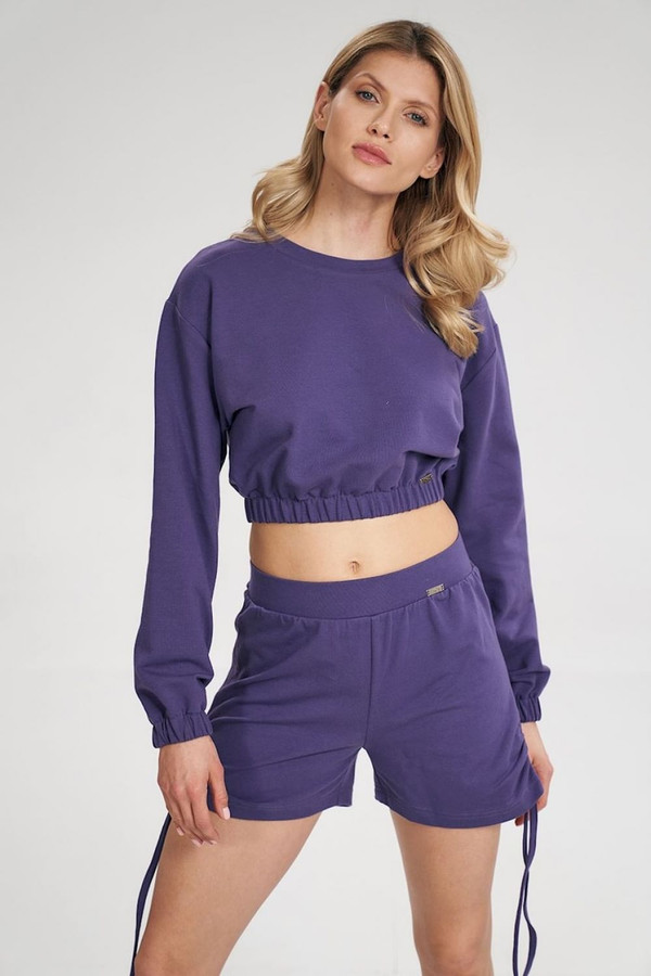 violet - Sweatshirt model 162446 Figl U704-162446