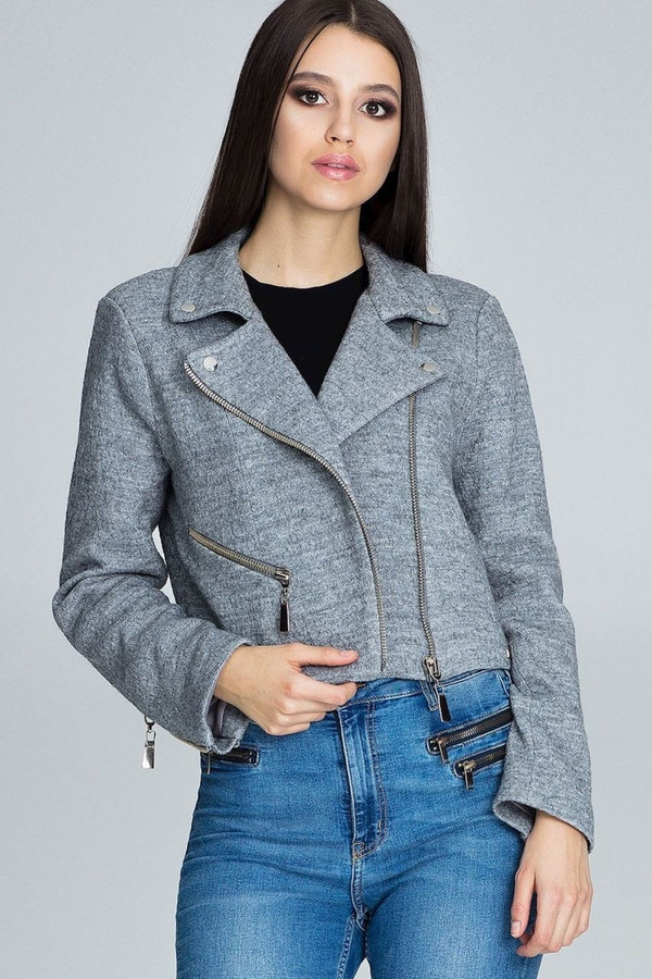 grey - Jacket model 116254 Figl U704-116254