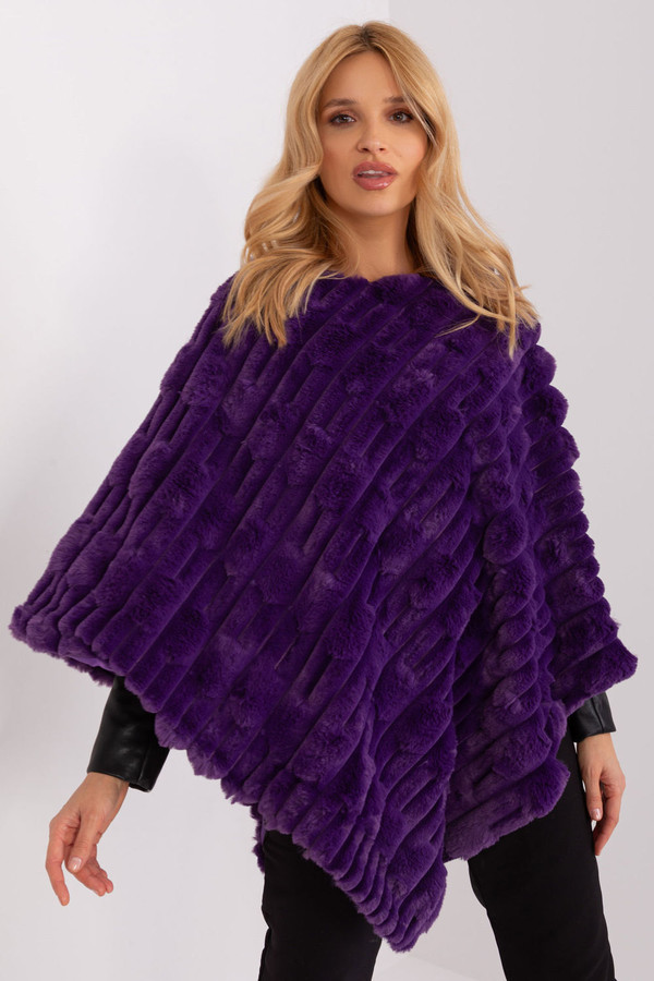 violet - Poncho model 190861 AT U704-190861