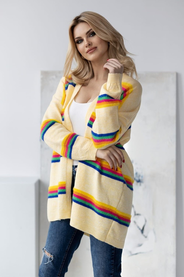 multicolor - Cardigan model 178649 PeeKaBoo U704-178649