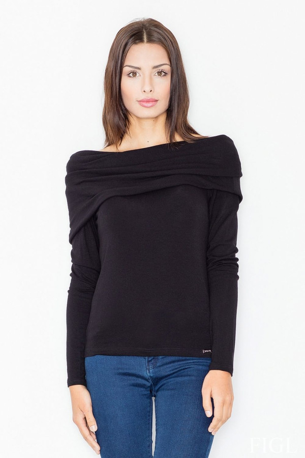 black - Blouse model 60721 Figl U704-60721