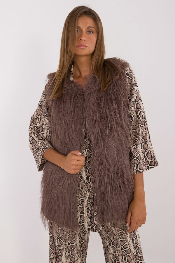 brown - Gilet model 199764 AT U704-199764