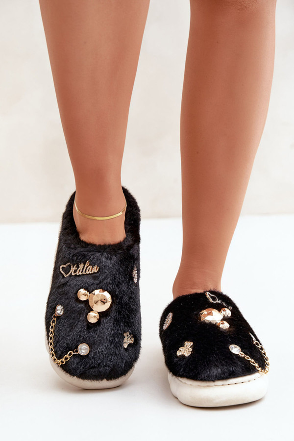 black - Slippers model 204956 Step in style U704-204956