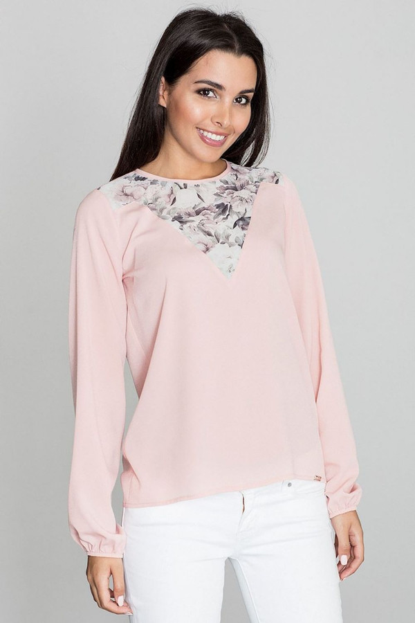 pink - Blouse model 111137 Figl U704-111137