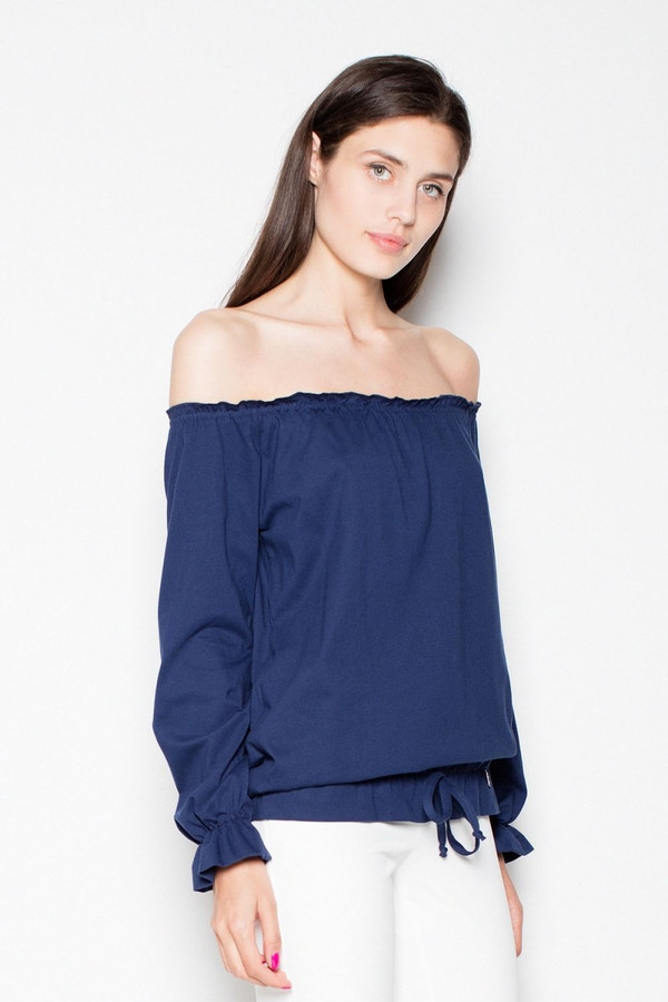 navy blue - Blouse model 77498 Venaton U704-77498