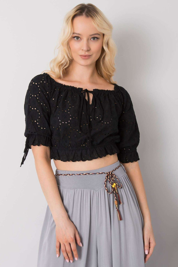 black - Blouse model 167532 Och Bella U704-167532