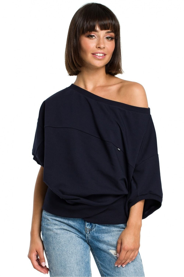 navy blue - Sweatshirt model 118598 BeWear U704-118598