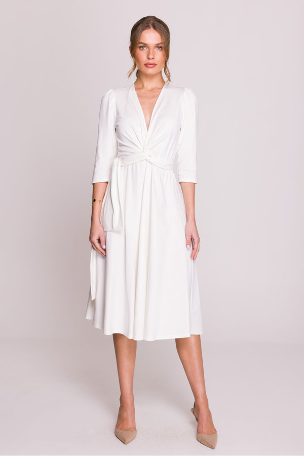 beige - Daydress model 209085 Stylove U704-209085
