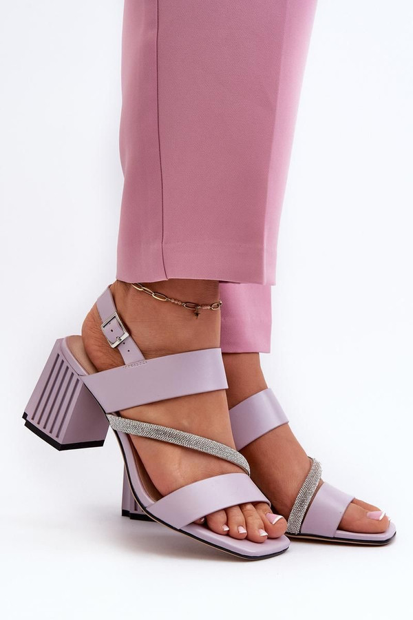violet - Heel sandals model 196644 Step in style U704-196644