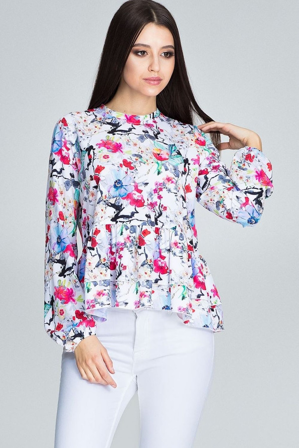 multicolor - Blouse model 116240 Figl U704-116240
