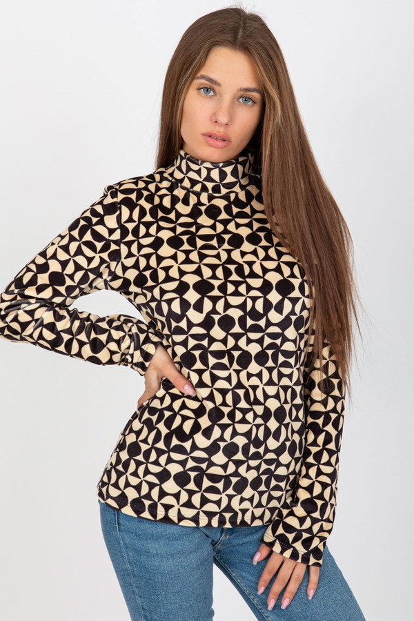 beige - Blouse model 173721 Rue Paris U704-173721