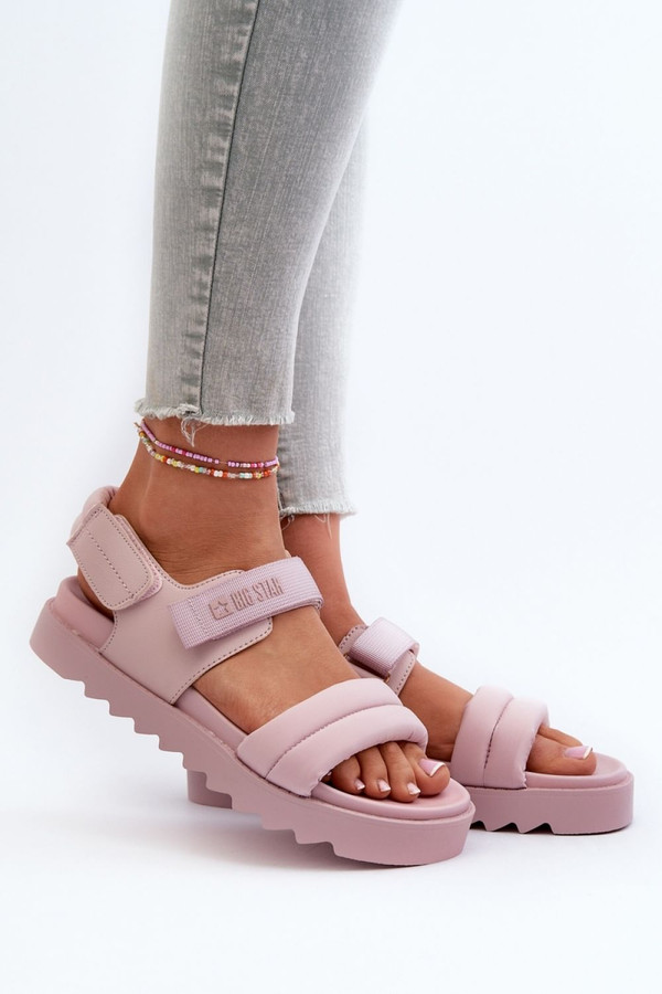 pink - Platform sandals model 198791 Step in style U704-198791