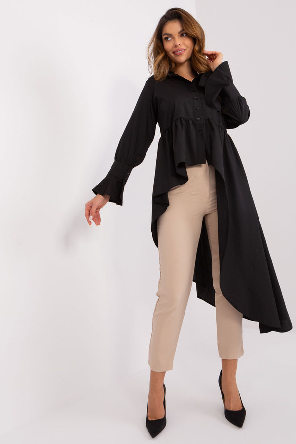 black - Long sleeve shirt model 190168 Lakerta U704-190168