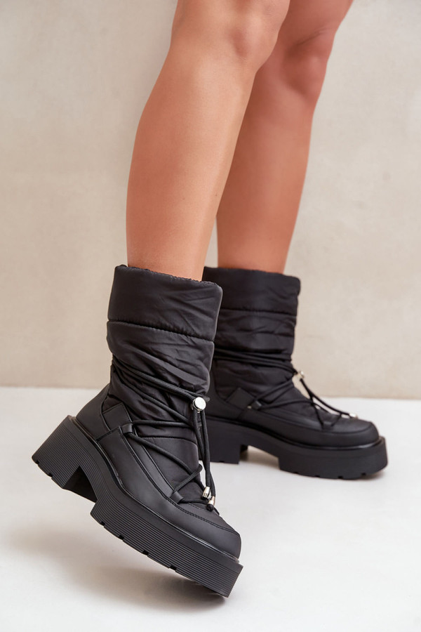 black - Snow boots model 203547 Step in style U704-203547